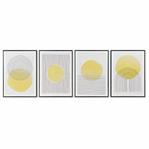 Obraz DKD Home Decor 50 x 3 x 70 cm Słońce Skandynawski (4 Części)