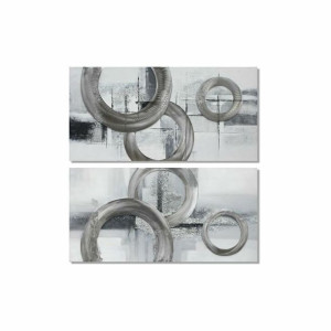 Obraz DKD Home Decor 120 x 2,8 x 60 cm Abstrakcyjny Nowoczesny (2 Sztuk)