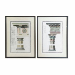 Obraz DKD Home Decor 64 x 3 x 88 cm Neoklasyczny (2 Sztuk)