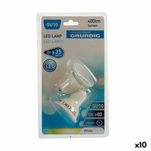 Żarówka LED Grundig 6400 K Biały 5 W GU10 400 lm (5 x 6 x 5 cm) (10 Sztuk)