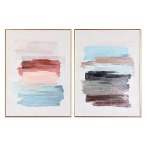 Obraz DKD Home Decor 60 x 3,5 x 80 cm Abstrakcyjny Miejska (2 Sztuk)
