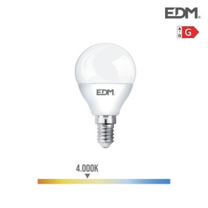 Żarówka LED EDM E14 6 W 500 lm G (4,5 x 8,2 cm) (4000 K)