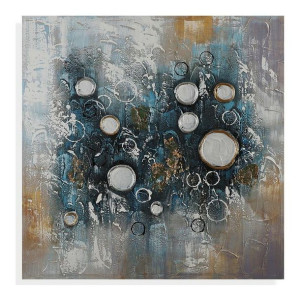 Obraz Versa VS-21750069 Abstrakcyjny Koła Płótno (2,8 x 80 x 80 cm)