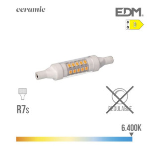 Żarówka LED EDM D 5,5 W R7s 600 lm (6400K)