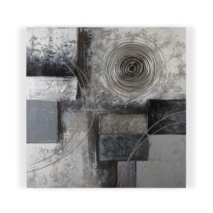 Obraz Versa Abstract Płótno Sosna (2,8 x 80 x 80 cm)