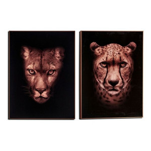 Obraz Buffalo - Gorilla Puma Lampart MDF (3 x 81,3 x 61,3 cm)