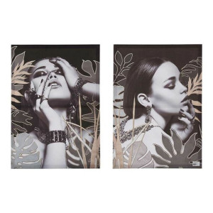 Obraz Kobieta (2 pcs) (50 x 1,5 x 70 cm)