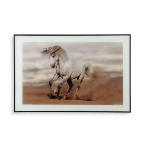 Obraz Versa Koń Szkło Drewno MDF (2 x 60 x 40 cm)