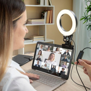 Lampa Selfie Hoop z zaciskiem podtrzymującym Lumahoop InnovaGoods
