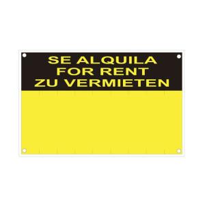 Znak Normaluz Se vende/for sale/zu verkaufen PVC (45 x 45 x 70 cm)