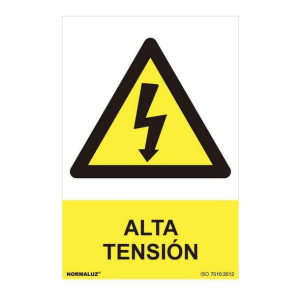 Znak Normaluz Alta Tensión PVC 30 x 40 cm