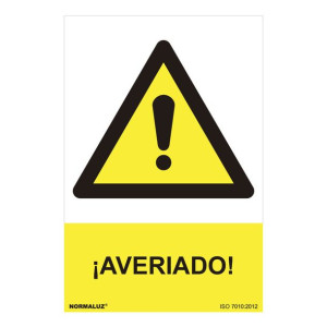 Znak Normaluz Averiado PVC (30 x 40 cm)