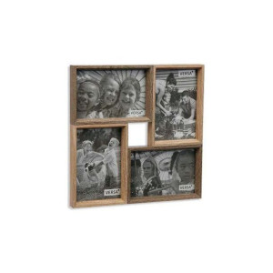 Ramka ścienna na zdjęcia Versa 10830666 Drewno MDF (2,3 x 27 x 27 cm)