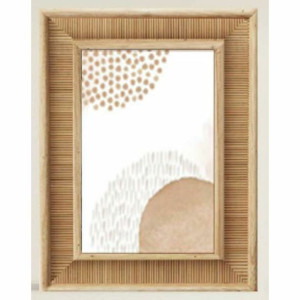 Ramka na Zdjęcia DKD Home Decor 19 x 1,5 x 24 cm Naturalny Drewno MDF