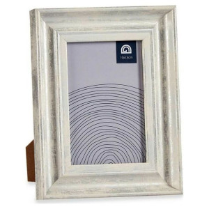 Ramka na Zdjęcia Szary Szkło Drewno Plastikowy (16,5 x 2 x 21 cm)
