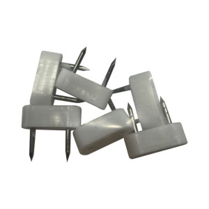 Odbojnik EDM Szafy Podwójny punkt Biały 6 Sztuk (7 x 18 mm)