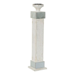 Świeczniki DKD Home Decor Biały Drewno mango (16.5 x 16.5 x 76 cm)