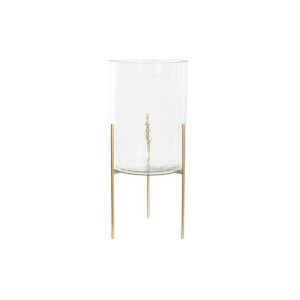 Świeczniki DKD Home Decor Szkło Metal (20 x 20 x 46 cm)