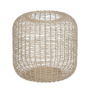 Lampa 19,5 x 19,5 x 18,5 cm Świeczniki Krem Żelazo