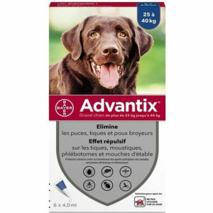 Pipeta dla Psa Advantix 25-40 Kg 6 Sztuk
