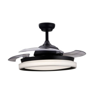 Wentylator sufitowy z oświetleniem Philips Atlas Czarny 450 lm 28 W