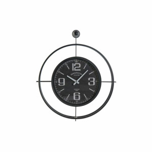 Zegar Ścienny DKD Home Decor Szkło Czarny Żelazo (64 x 9 x 73 cm)