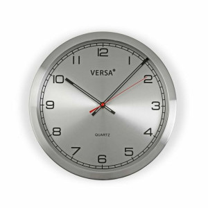Zegar Ścienny Versa Aluminium (4,1 x 20 x 20 cm)