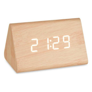 Cyfrowy Zegarek Stacjonarny Brązowy PVC Drewno MDF (11,7 x 7,5 x 8 cm)
