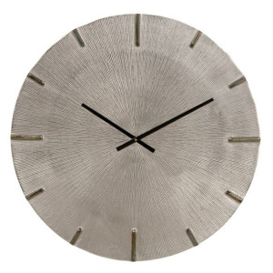 Zegar Ścienny 59 x 59 cm Szary Aluminium