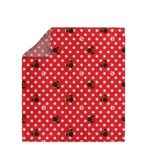 Koc dla Zwierząt Minnie Mouse Czerwony (100 x 0,5 x 150 cm)