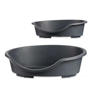 Łóżko dla zwierząt domowych Antracyt Plastikowy (60 x 25 x 79 cm)