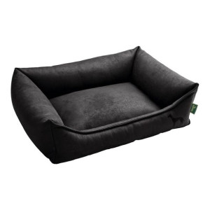 Sofa dla psa Hunter Bologna Skóra syntetyczna Czarny (70 x 50 cm)