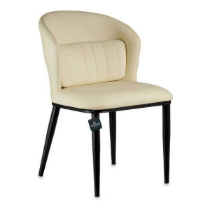 Fotel Krem Materiał Stal (51 x 83,5 x 54 cm)