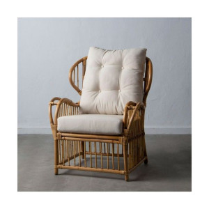 Fotel 77,5 x 64 x 94 cm Naturalny Rattan