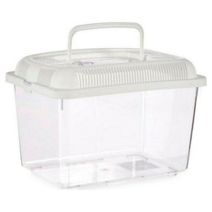 Akwarium Biały Plastikowy 3 L (17 x 16 x 24 cm)