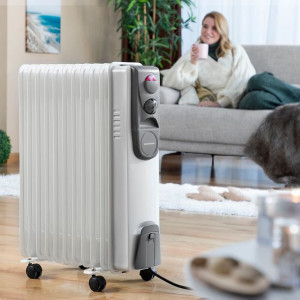 Grzejnik olejowy Oileven InnovaGoods 2500 W (11 żeberek)