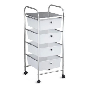 Komoda Confortime Metal Plastikowy Z kółkami (33 x 32,5 x 78 cm)