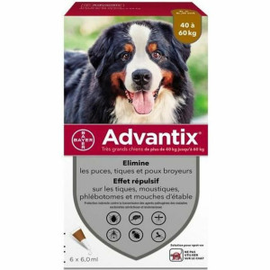 Pipeta dla Psa Advantix 40-60 Kg 6 Sztuk