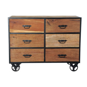 Komoda DKD Home Decor Drewno Metal (105 x 40 x 80 cm)