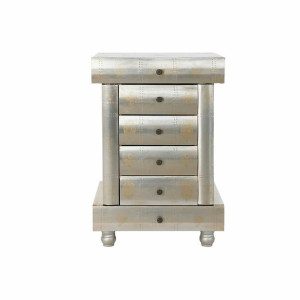 Komoda DKD Home Decor Drewno Aluminium (50 x 35 x 76 cm)