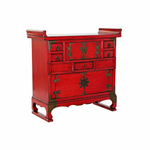 Komoda DKD Home Decor Metal Drewno wiązu (83 x 33.5 x 79 cm)