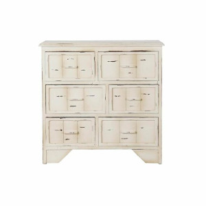 Komoda DKD Home Decor MDF Biały (76 x 35 x 74 cm)