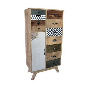 Komoda DKD Home Decor Metal Kolonialny Drewno mango 55 x 30 x 110 cm