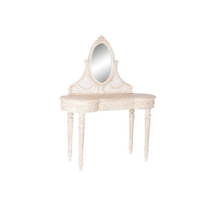 Toaletka DKD Home Decor Biały Drewno mango Drewno MDF (114 x 44 x 141 cm)