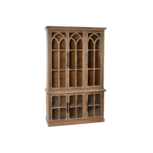 Ekspozytor stojący DKD Home Decor 121 x 33 x 191 cm Jodła Szkło Drewno