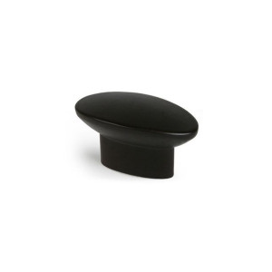 Gałka Rei 743 Matowy Czarny Metal 4 Sztuk (41 x 19 mm)