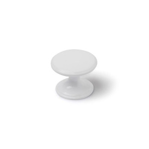 Gałka Rei 756 Okrągły Metal Biały 4 Sztuk (Ø 33 x 27 mm)