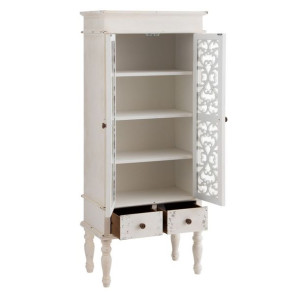 Ekspozytor stojący SHABBY CHIC 71 x 38 x 171 cm Drewno świerkowe Drewno MDF