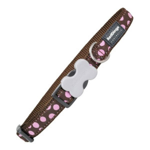 Obroża dla psa Red Dingo Style Różowy Kropki (2,5 x 41-63 cm)