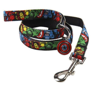 Smycz dla psa Marvel Czarny